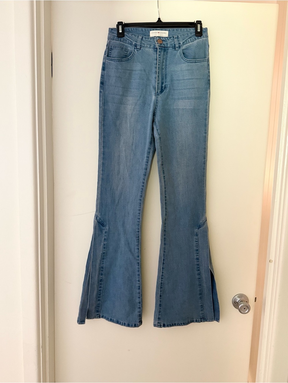 TOAST Light Blue Women's Split Flare Jeans Small